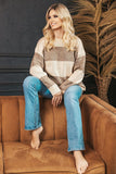 Colorful Striped Women's Loose-Fit Long Sleeve Sweater