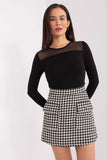Versatile Peptique Pattern Mini Skirt for Any Occasion