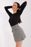 Versatile Peptique Pattern Mini Skirt for Any Occasion