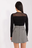 Versatile Peptique Pattern Mini Skirt for Any Occasion