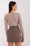 Versatile Checkered Mini Skirt with Pockets for Everyday Wear