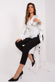 Elegant Envelope Front Blouse with Heart Neckline