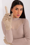 Elegant Touchscreen Women's Gloves with Embroidered Flower
