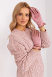 Elegant Women's Gloves with Contrasting Inserts & Touch Feature