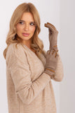 Elegant Touchscreen Women's Gloves with Braided Straps