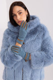 Elegant Touchscreen Gloves with Braided Wrist Straps