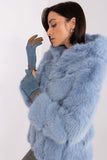 Elegant Touchscreen Gloves with Braided Wrist Straps