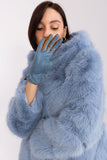 Elegant Touchscreen Gloves with Braided Wrist Straps
