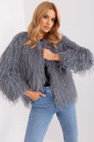 Elegant Transitional Jacket with Luxurious Fur Trim
