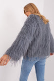 Elegant Transitional Jacket with Luxurious Fur Trim