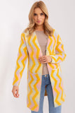 Geometric Pattern Long Sleeve Cardigan for Everyday Wear