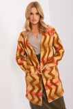 Geometric Pattern Long Sleeve Cardigan for Everyday Wear
