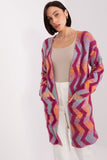 Geometric Pattern Long Sleeve Cardigan for Everyday Wear