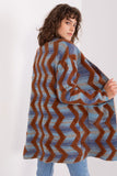 Geometric Pattern Long Sleeve Cardigan for Everyday Wear