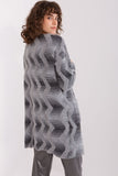Geometric Pattern Long Sleeve Cardigan for Everyday Wear