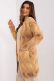 Geometric Pattern Long Sleeve Cardigan for Everyday Wear
