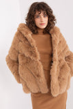 Elegant Hooded Fur Jacket for Cold Weather Comfort
