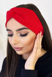 Chic Cotton Knot Headband for Autumn and Winter