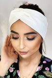 Cozy Knit Headband with Decorative Knot for Fall & Winter