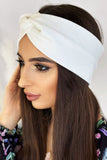 Cozy Knit Headband with Decorative Knot for Fall & Winter