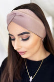 Stylish Knotted Cotton Knit Headband for Fall & Winter
