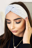 Stylish Knitted Headband with Decorative Knot Detail