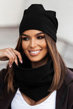 Stylish cap and snood set in various colors, perfect gift!