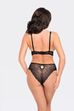 Elegant Women's Lace-Back Panties with Silky Front