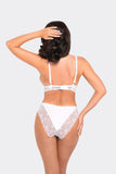 Comfortable High Waisted Cotton Lace Panties
