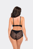 Lace-Trim High-Waisted Cotton Panties for Women