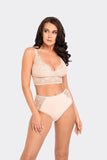 Lace-Trim High-Waisted Cotton Panties for Women