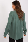 Classic V-Neck Long Sleeve Casual Blouse for Everyday Wear