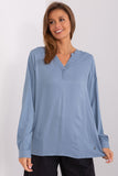 Classic V-Neck Long Sleeve Casual Blouse