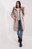 Quilted Women's Jacket for Chilly Days with Hood and Pockets