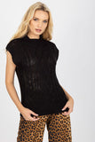 Plaid Weave Sleeveless Knitted Jacket for Versatile Styling