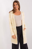 Versatile Unbuttoned Cardigan with Slip Pockets