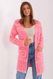 Versatile Unbuttoned Cardigan with Slip Pockets