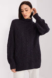 Plaid Turtleneck Sweater for Everyday Comfort