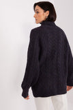 Plaid Turtleneck Sweater for Everyday Comfort