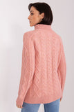Plaid Turtleneck Sweater for Everyday Comfort