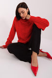 Plaid Turtleneck Women's Sweater for Everyday Wear