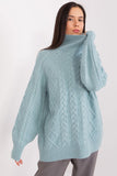 Plaid Turtleneck Women's Sweater for Everyday Style