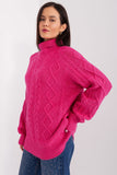 Plaid Turtleneck Women's Sweater for Everyday Comfort