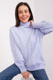 Plaid Turtleneck Women's Sweater for Everyday Style