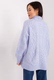 Plaid Turtleneck Women's Sweater for Everyday Style