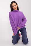 Plaid Turtleneck Women's Sweater for Everyday Comfort