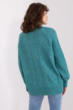 Plaid Turtleneck Women's Sweater for Everyday Comfort