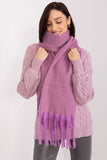 Geometric Pattern Long Scarf with Tassels for Fall/Winter