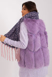 Geometric Pattern Long Scarf with Tassels for Fall/Winter