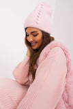 Braided Pattern Winter Warm Hat with Unique Front Design